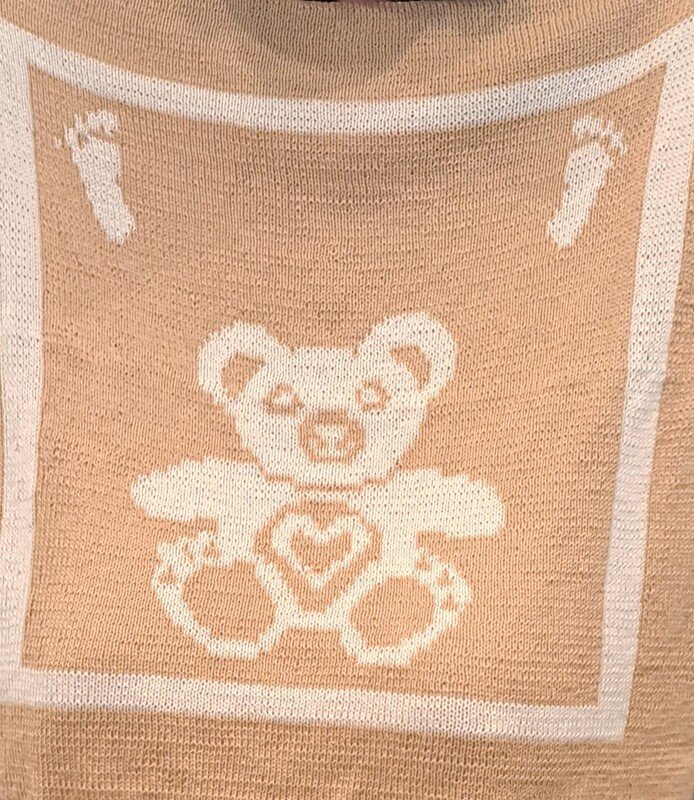 Doubleface Babydecke Teddybär