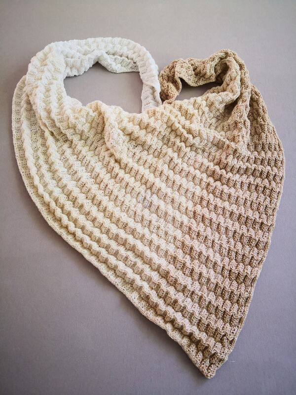 Olonga - gestricktes Tuch, Schal oder Loop - PDF Anleitung