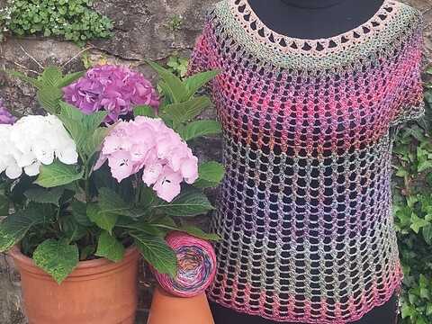 Häkelanleitung: /Shirt ohne Namen/ Sommer-Shirt in XS-XXL Größe