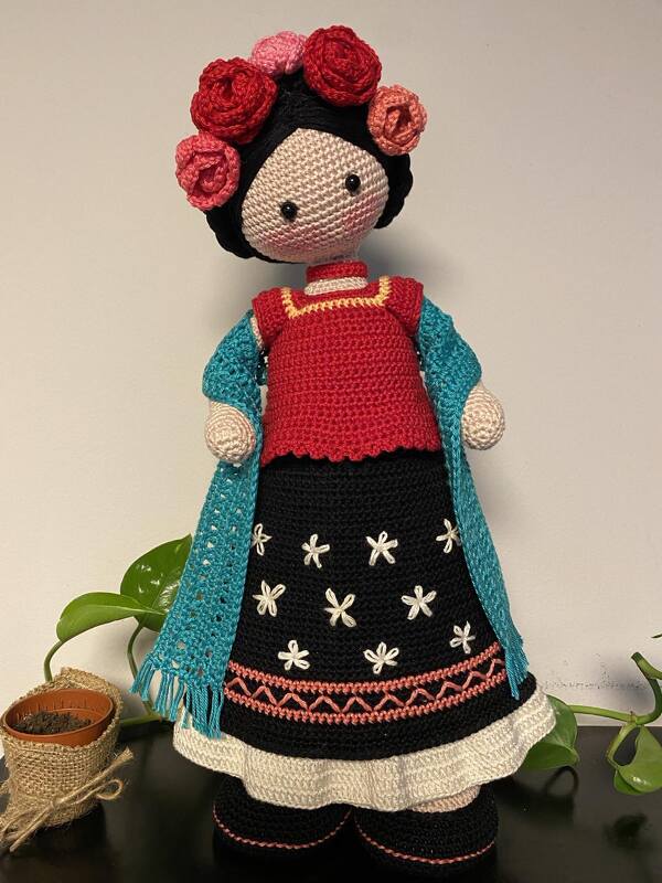 Doll Frida Crochet Pattern - Image 7