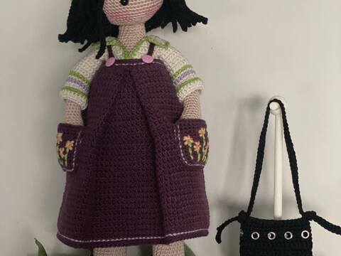 Doll Raven Crochet Pattern