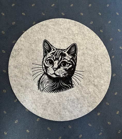 Stickdatei - Katzen Kopf - Katze - 2 Größen