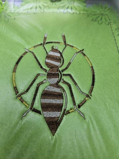 Stickdatei - Ameise - Ameisenbutton - Tiere - 2 Größen