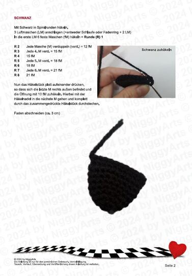 Pinguin - Häkelanleitung von NiggyArts