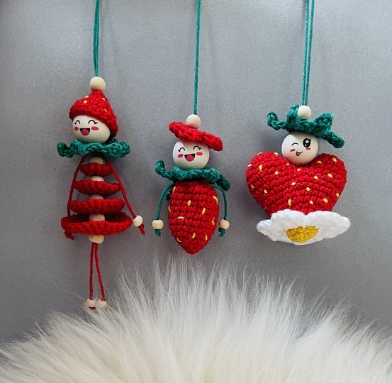 Erdbeeren in 3 Varianten