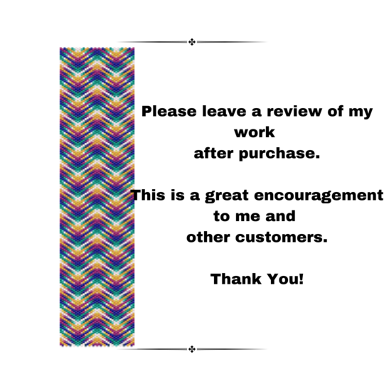 Melodic Mix Peyote Stitch Bracelet