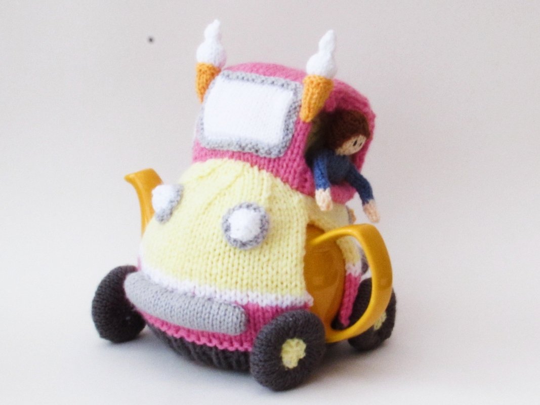 TeaCosyFolk's Ice Cream Van Tea Cosy Knitting Pattern