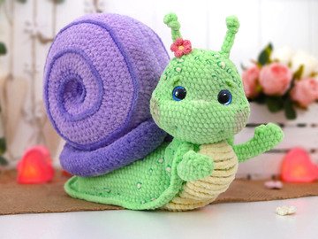 Crochet pattern the snail