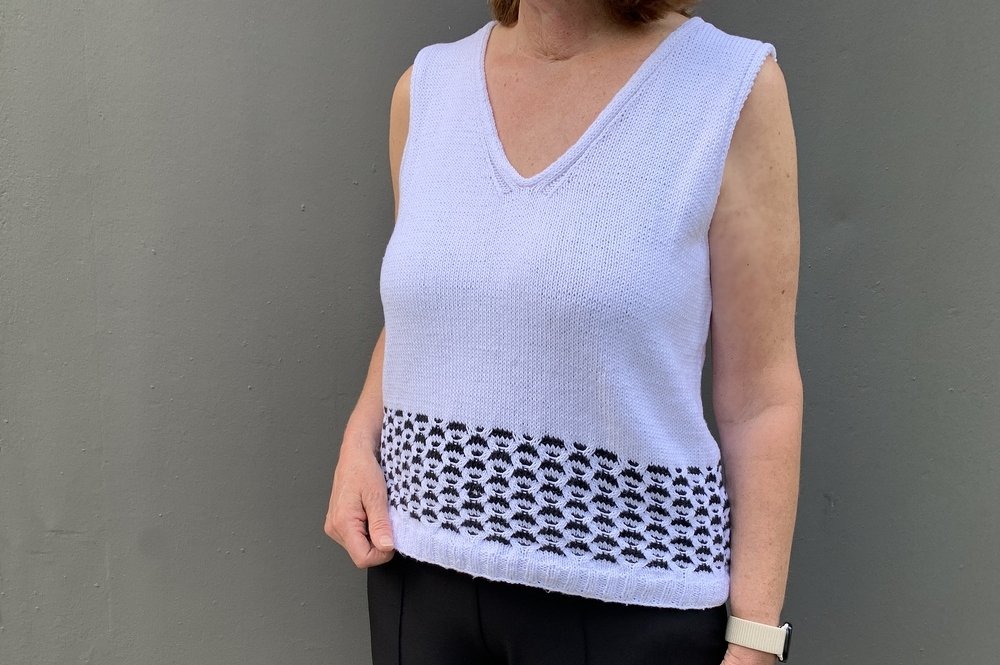 Strickanleitung Top Neela Größe 36 – 46