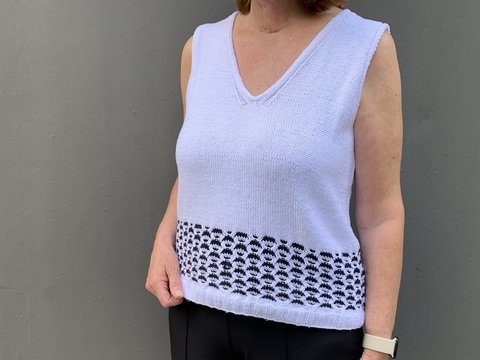 Strickanleitung Top Neela Größe 36 – 46