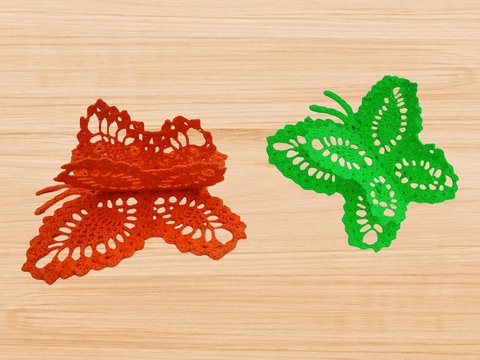 Crochet 3D Butterfly Pattern