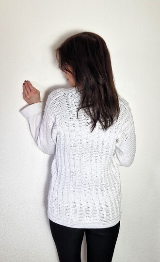 240 Häkelanleitung Cardigan Häkeljacke Charlotta