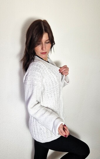 240 Häkelanleitung Cardigan Häkeljacke Charlotta