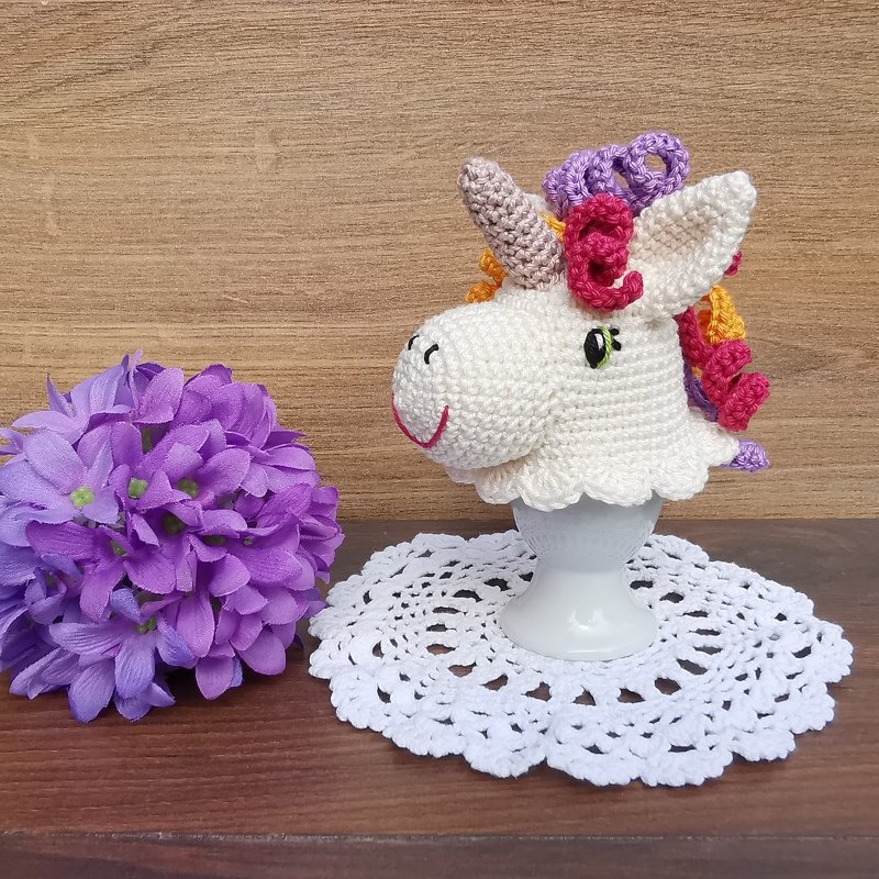 Egg Cozy UNICORN - crochet pattern - Image 6