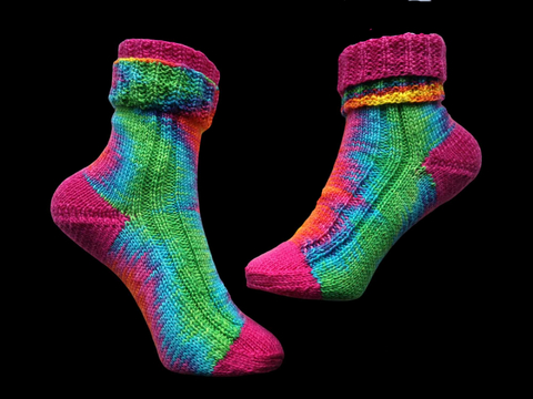 Strickanleitung Socken Up And Down