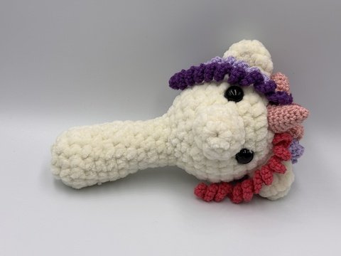 Häkelanleitung - Babyrassel "Unicorn" Einhorn