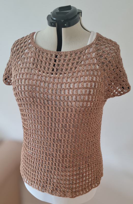 Netzshirt "Lieblingsstück" Häkelanleitung RVO jede Größe - Bild 4