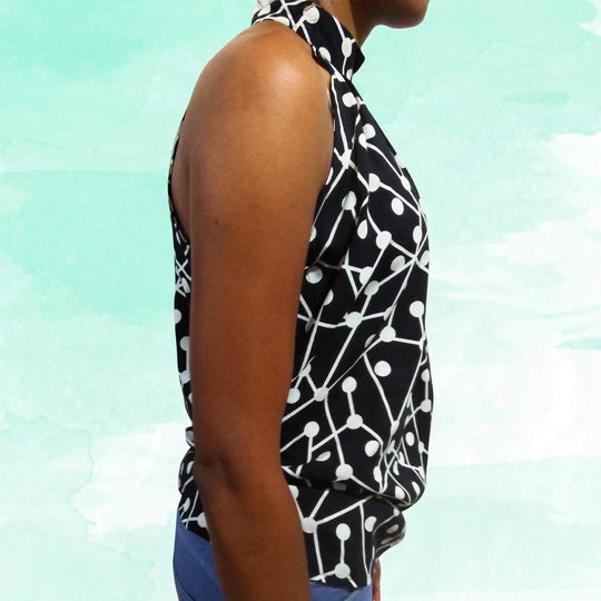 Women's Pleated Tank top PDF Sewing Pattern | Summer Dress Patterns