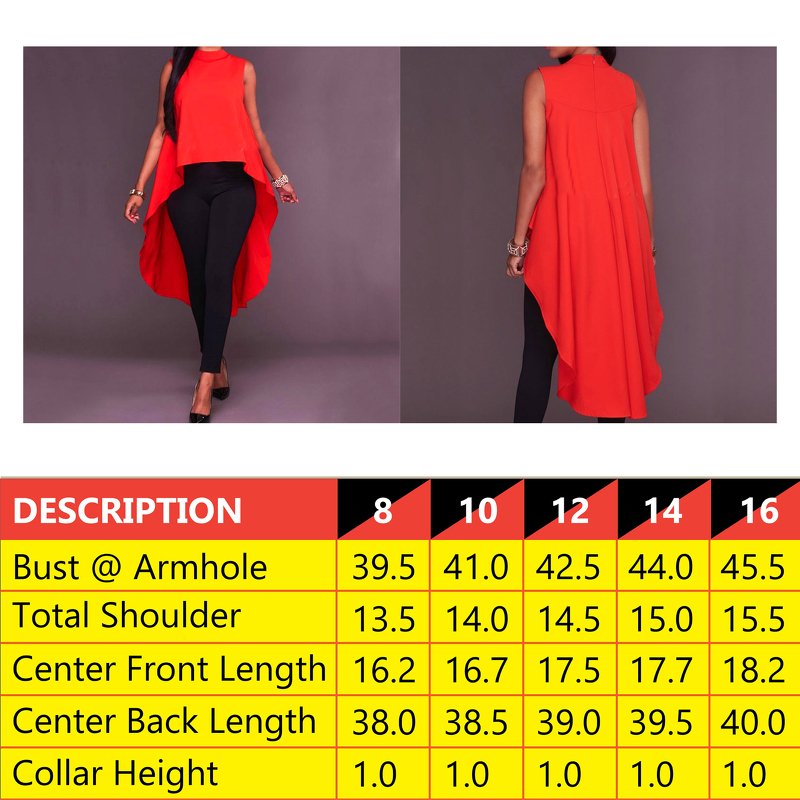 Sleeveless Asymmetrical hem Dress PDF Sewing Pattern | Women’s Dresses - Image 7