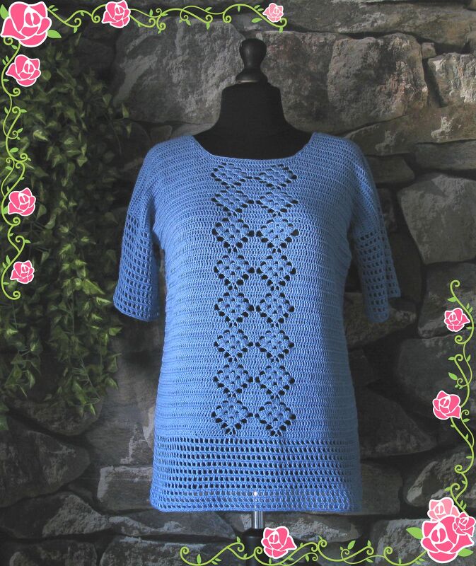 Häkelanleitung Figur-Schmeichler Tunika Marina - Bild 4