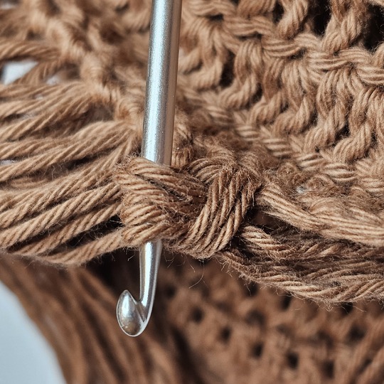 Fisherman´s lamp crochet pattern (us/uk terms) CHICA, lantern, lampion