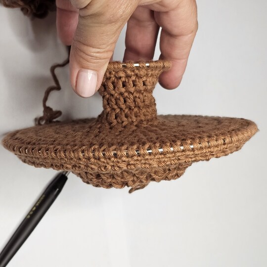 Fisherman´s lamp crochet pattern (us/uk terms) CHICA, lantern, lampion