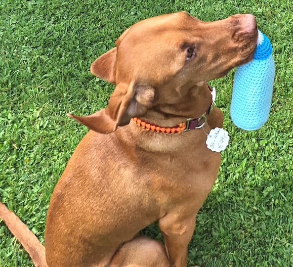 Häkelanleitung "Milchflasche mit Schnuller"