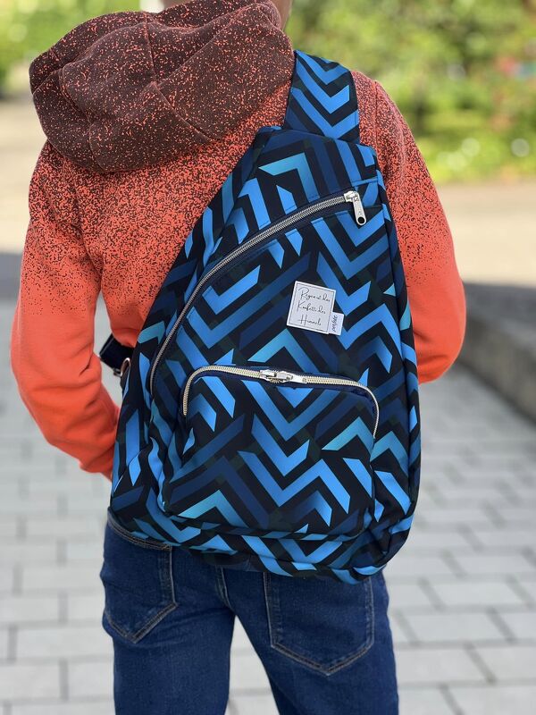Schnittmuster und Anleitung für Crossbodybag Rucksack Lisa