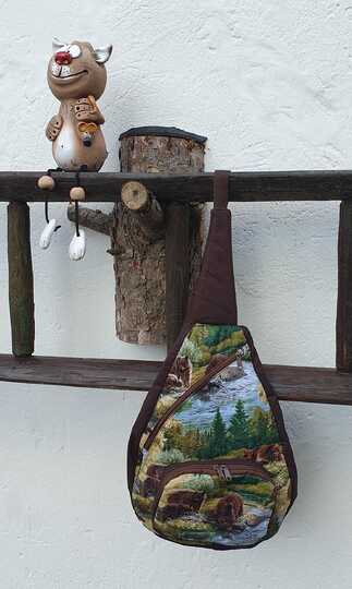 Schnittmuster und Anleitung für Crossbodybag Rucksack Lisa