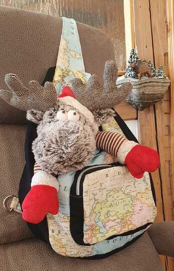 Schnittmuster und Anleitung für Crossbodybag Rucksack Lisa