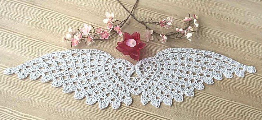 Tischläufer & Tuch & Gardine Engelsflügel mit Herz - Bild 13