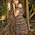 Kleid mit Muster- und Farbenmix