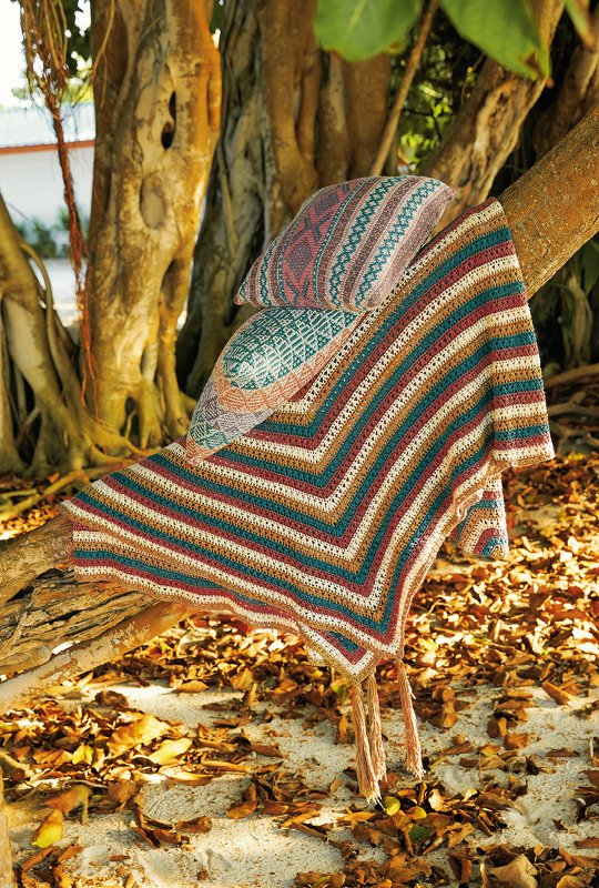 Kissen und Decke im Mustermix - Bild 2