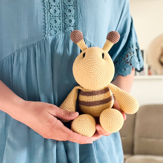 Häkelanleitung XXL-Biene