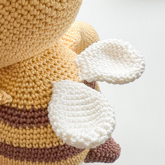 Häkelanleitung XXL-Biene