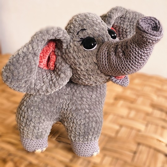 Elefant & Mammut häkeln ,Amigurumi süße Kuscheltiere DIY