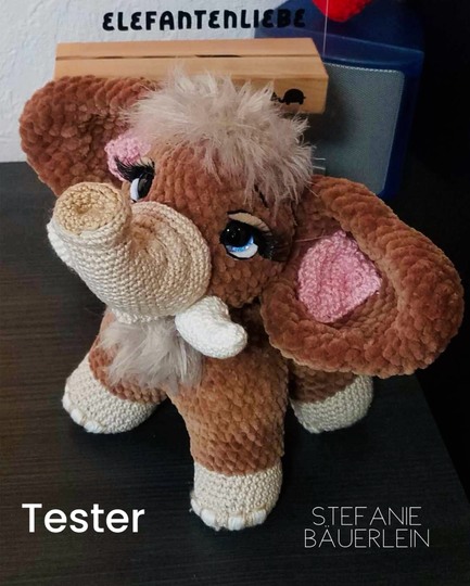 Elefant & Mammut häkeln ,Amigurumi süße Kuscheltiere DIY