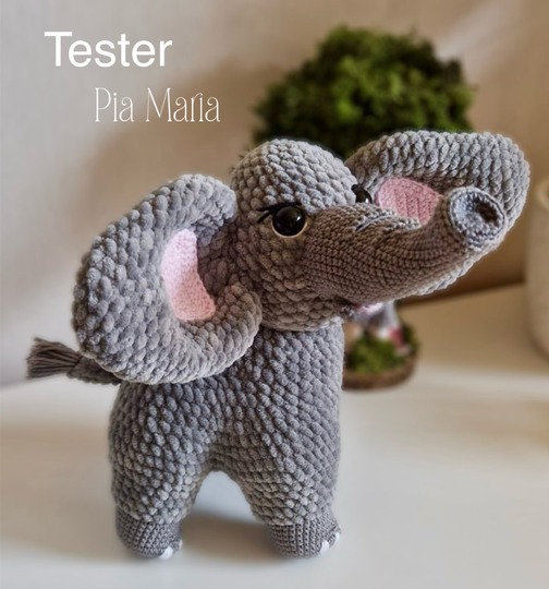 Elefant & Mammut häkeln ,Amigurumi süße Kuscheltiere DIY