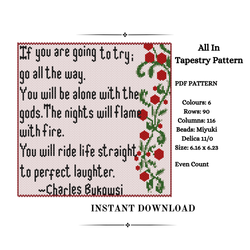 All In Beaded Tapestry Pattern