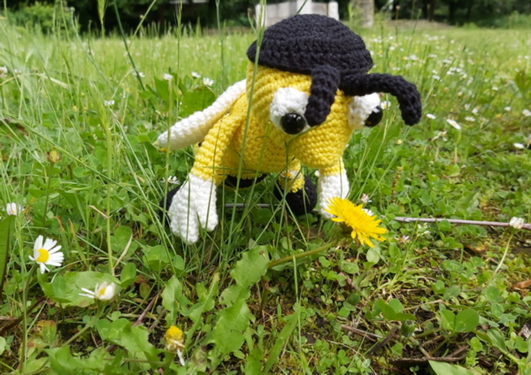 Die freundliche Biene - Häkelanleitung