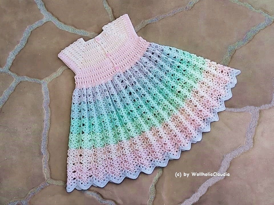 Häkelanleitung Kleid "Sinja" alle Kindergrößen - Bild 4