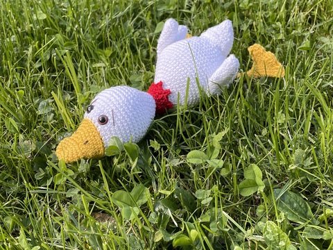 PDF Häkelanleitung Amigurumi Gwendolyn Gans