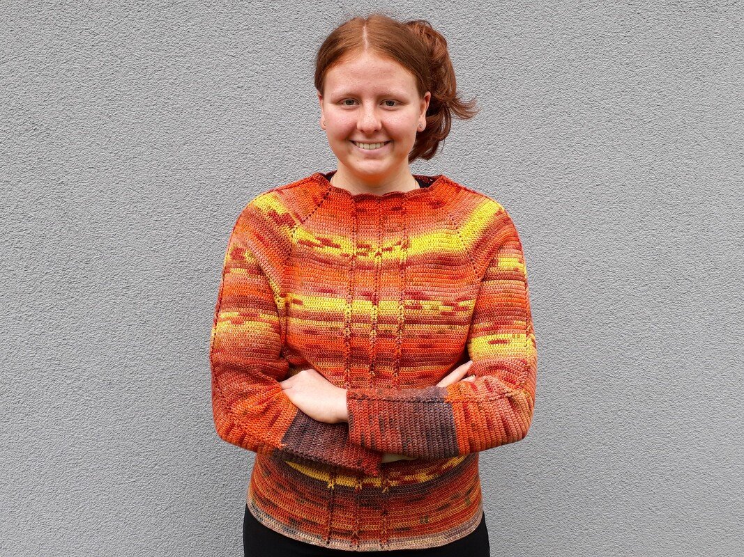 Häkelanleitung Fledermauspullover - Bild 6