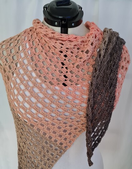 Crochet Pattern: ”Summerlove“ Triangular Scarf