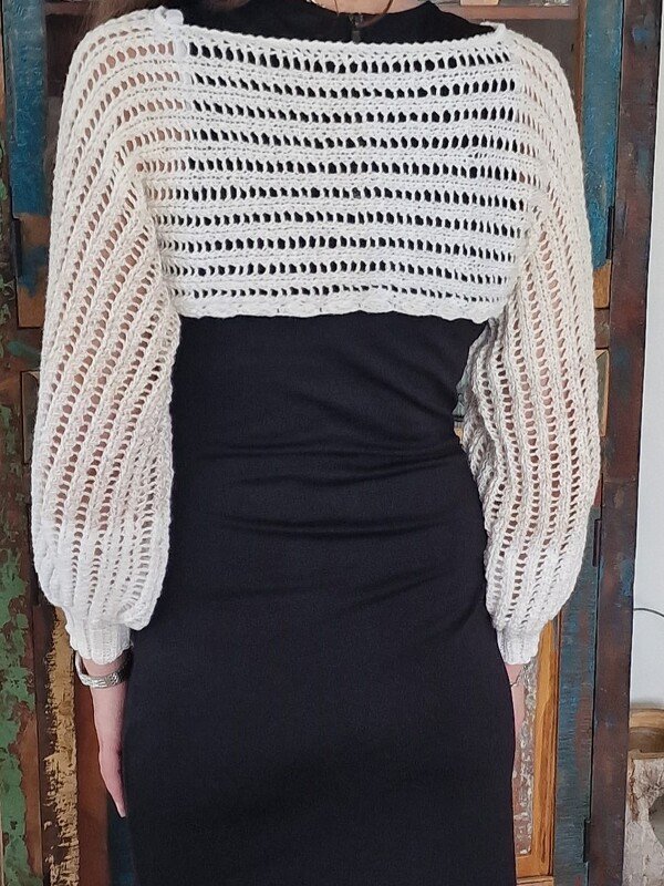 Strickanleitung für den Crop - Pulli "Melanie" - Bild 4