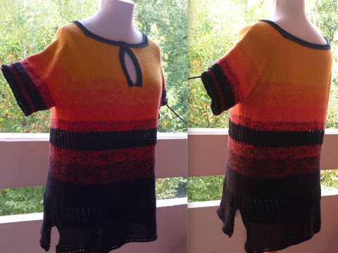 Framer - Pulli oder Tunika mit Farbverlaufsgarn