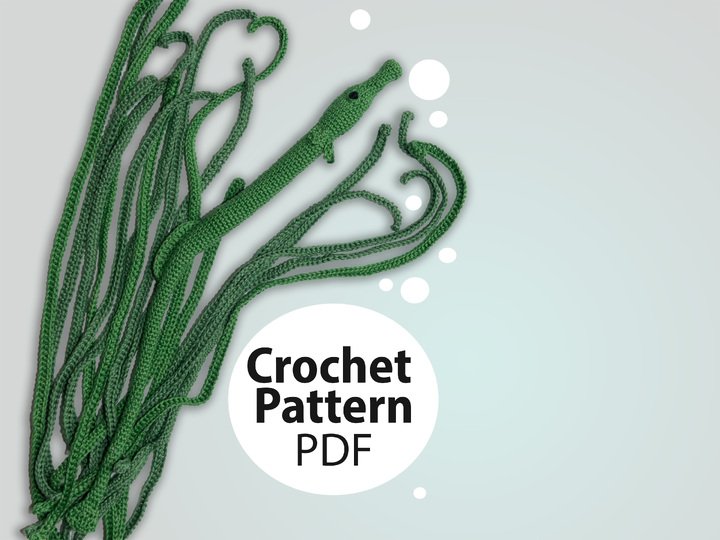 Amigurumi Häkelanleitung Grasnadel mit Seegras