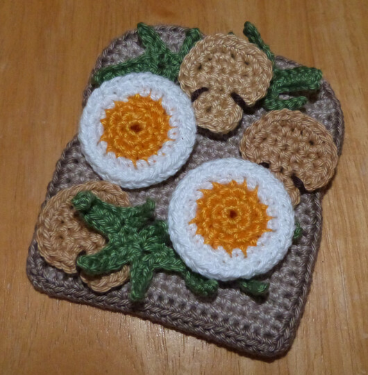 Crochet pattern sandwiches and canapés