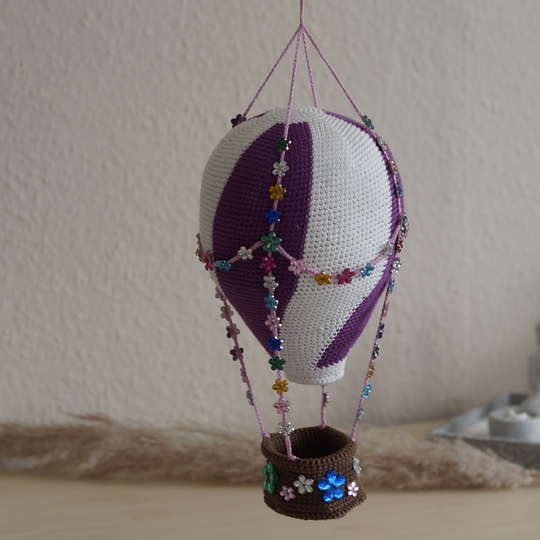 Häkelanleitung XXL Heißluftballon