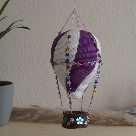 Häkelanleitung XXL Heißluftballon